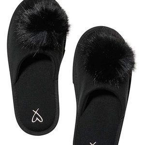 Victoria’s Secret Pom Pom Slippers